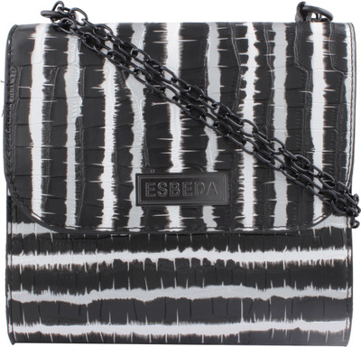

ESBEDA Women Casual Black PU Sling Bag