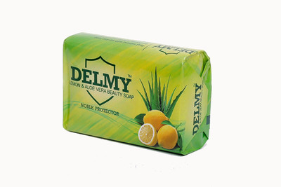 

Delmy Lemon & Aloe Vera Beauty Soap (Pack of 12 - 100g each)(1200 g, Pack of 12)