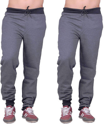 WellFitLook Solid Men Multicolor Track Pants