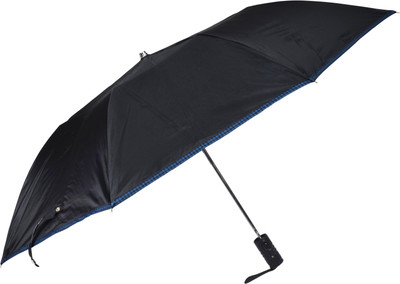 

Fendo 2 Fold Auto Open Black color Men Umbrella(Black)