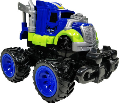 

Jack Royal Cool Sprint Bounce Open Stunt Car (Friction Toy Car) (Blue)(Blue)