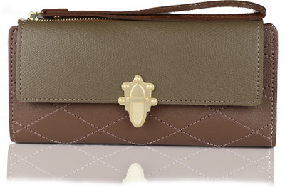 

iSweven Girls Brown Artificial Leather Wallet(10 Card Slots)