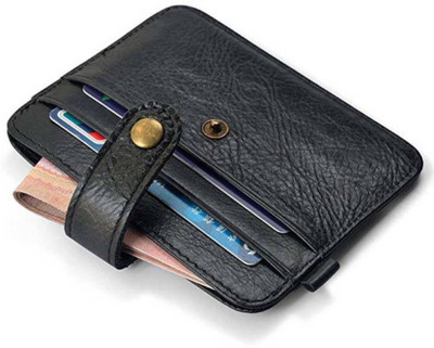 

Southpole Fashions Men Black Genuine Leather Card Holder(5 Card Slots)