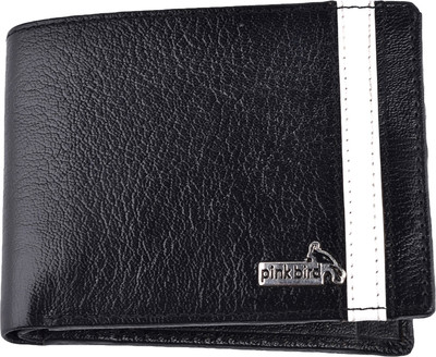 

Pink Bird Men Black Genuine Leather Wallet(4 Card Slots)