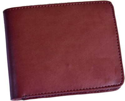 

Aussie youper Men Brown Genuine Leather Wallet(5 Card Slots)