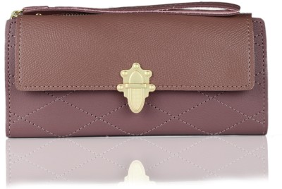 

iSweven Girls Khaki Artificial Leather Wallet(10 Card Slots)