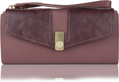 

iSweven Girls Khaki Artificial Leather Wallet(10 Card Slots)