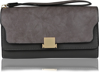 

iSweven Girls Casual Grey Artificial Leather Wallet(12 Card Slots)