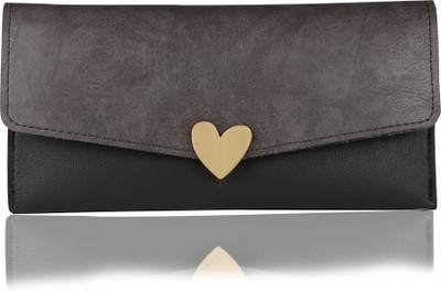 

iSweven Girls Grey Artificial Leather Wallet(6 Card Slots)