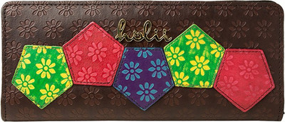 

Holii Women Casual Brown Genuine Leather Wallet(1 Card Slot)
