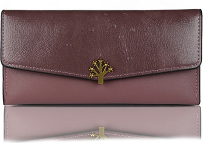 

iSweven Girls Khaki Artificial Leather Wallet(6 Card Slots)