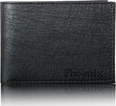 

Phoenix Boys Black Artificial Leather Wallet(3 Card Slots)