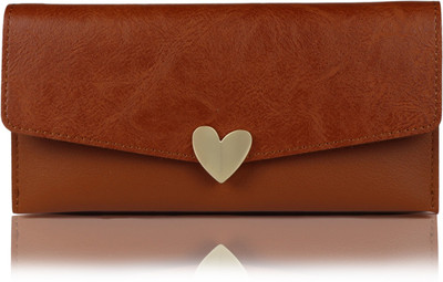 

iSweven Girls Tan Artificial Leather Wallet(6 Card Slots)