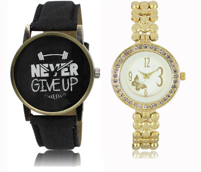 

REMIXON Couple Watch With Clasical Look Designer Printed Dial LR 027 _ 203 Watch - For Couple