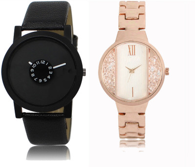 

REMIXON Couple Watch With Clasical Look Designer Printed Dial LR 025 _ 217 Watch - For Couple