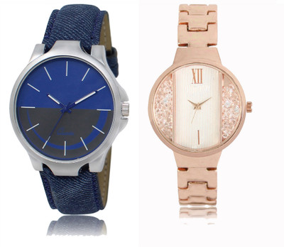 

REMIXON Couple Watch With Clasical Look Designer Printed Dial LR 024 _ 217 Watch - For Couple