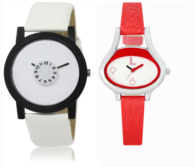 REMIXON Couple Watch With Clasical Look Designer Printed Dial LR 026 _ 206 Watch - For Couple
