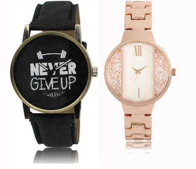 

REMIXON Couple Watch With Clasical Look Designer Printed Dial LR 027 _ 217 Watch - For Couple