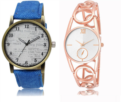 

REMIXON Couple Watch With Clasical Look Designer Printed Dial LR 028 _ 213 Watch - For Couple