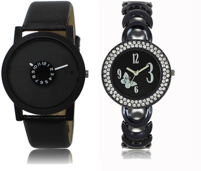 

REMIXON Couple Watch With Clasical Look Designer Printed Dial LR 025 _ 201 Watch - For Couple