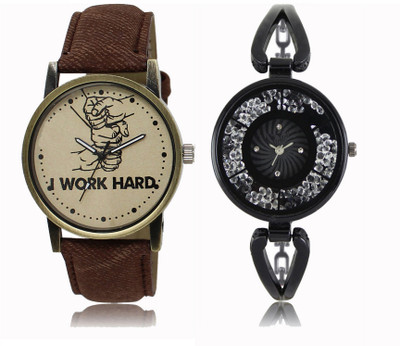 

REMIXON Couple Watch With Clasical Look Designer Printed Dial LR 029 _ 211 Watch - For Couple