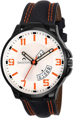 

SWISSTONE SW-BK135-WHT-ORN Watch - For Men