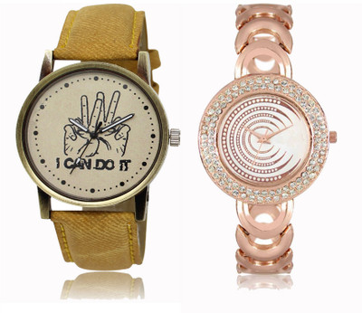 

REMIXON Couple Watch With Clasical Look Designer Printed Dial LR 030 _ 202 Watch - For Couple