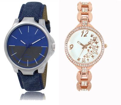 

REMIXON Couple Watch With Clasical Look Designer Printed Dial LR 024 _ 210 Watch - For Couple
