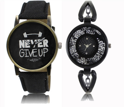 

REMIXON Couple Watch With Clasical Look Designer Printed Dial LR 027 _ 211 Watch - For Couple