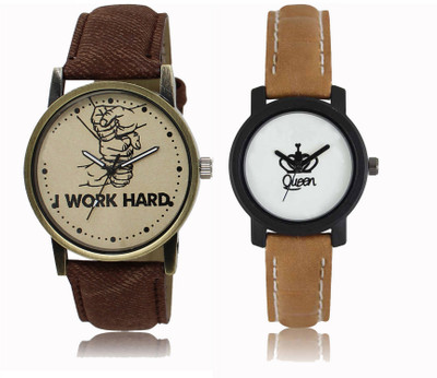 REMIXON Couple Watch With Clasical Look Designer Printed Dial LR 029 _ 209 Watch - For Couple