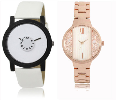 REMIXON Couple Watch With Clasical Look Designer Printed Dial LR 026 _ 217 Watch - For Couple