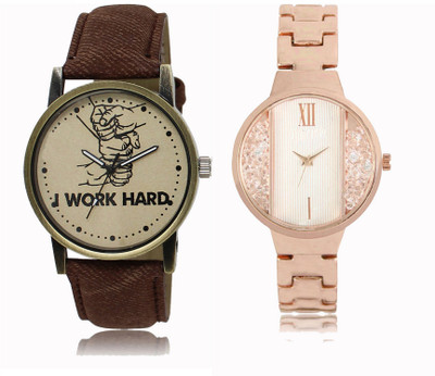 

REMIXON Couple Watch With Clasical Look Designer Printed Dial LR 029 _ 217 Watch - For Couple