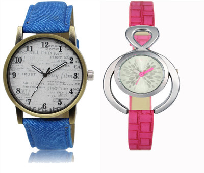 REMIXON Couple Watch With Clasical Look Designer Printed Dial LR 028 _ 205 Watch - For Couple