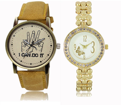 

REMIXON Couple Watch With Clasical Look Designer Printed Dial LR 030 _ 203 Watch - For Couple
