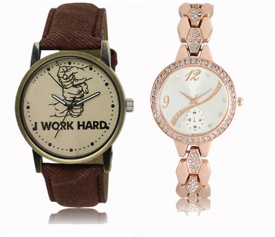 

REMIXON Couple Watch With Clasical Look Designer Printed Dial LR 029 _ 215 Watch - For Couple