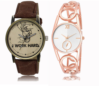 

REMIXON Couple Watch With Clasical Look Designer Printed Dial LR 029 _ 213 Watch - For Couple