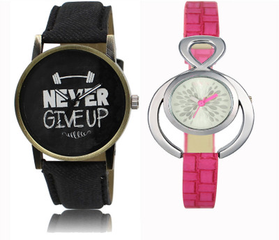 

REMIXON Couple Watch With Clasical Look Designer Printed Dial LR 027 _ 205 Watch - For Couple