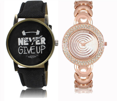 

REMIXON Couple Watch With Clasical Look Designer Printed Dial LR 027 _ 202 Watch - For Couple