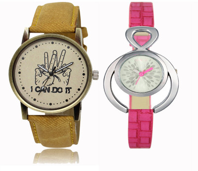 

REMIXON Couple Watch With Clasical Look Designer Printed Dial LR 030 _ 205 Watch - For Couple
