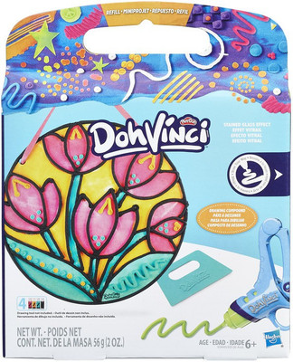 

Play-Doh Dohvinci Stained Glass Effect Flower