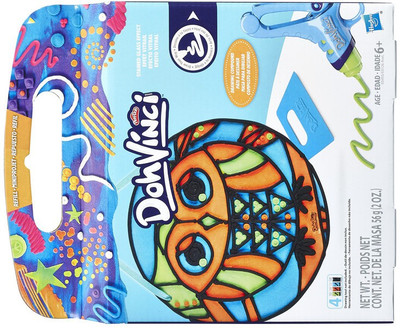 

Play-Doh Dohvinci Stained Glass Effect Owl