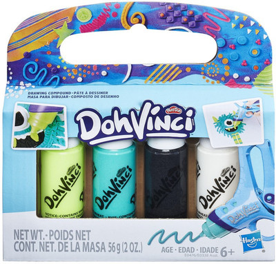 

Play-Doh Dohvinci 4 Pack Black N White