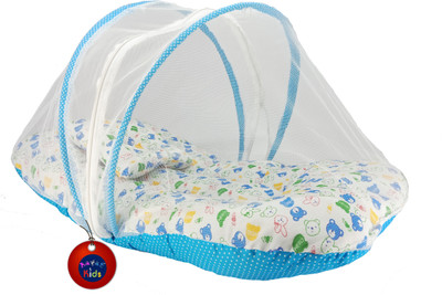 

Aayat Kids International Premium Sky Teddy Printed Premium Skin Friendly Well Cushioned 05 Baby Bed Crib(Fabric, Multicolor)