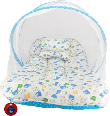 

Aayat Kids International Premium Sky Teddy Printed Premium Skin Friendly Well Cushioned 04 Baby Bed Crib(Fabric, Multicolor)