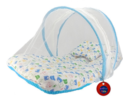 

Aayat Kids International Premium Sky Teddy Printed Premium Skin Friendly Well Cushioned 03 Baby Bed Crib(Fabric, Multicolor)