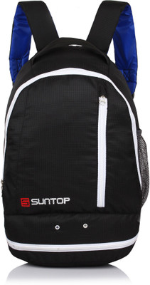 

Suntop Air One 20 Litres Lightweight Backpack Bag with Shoe Compartment for Casual/Gym | Outdoor Travel Backpack For Hiking Camping 20 L Backpack(Black, White)