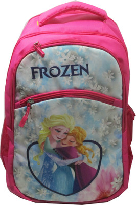 Rahmanbags Frozen barbie design backpack for girls. 28 L Backpack(Pink)