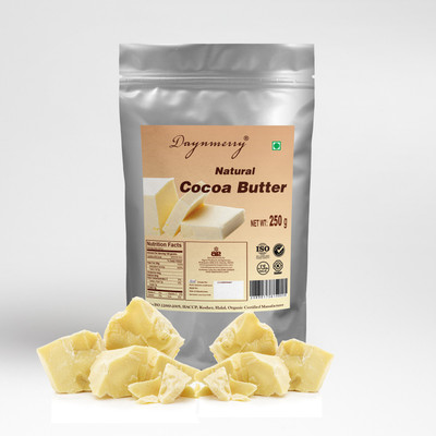

Daynmerry Natural Cocoa Butter- 250 gm Cocoa Fat Solid(250 g)