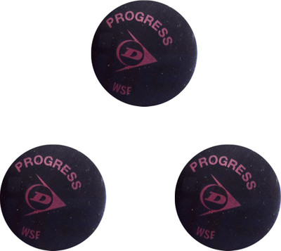 

Dunlop D1SB700103 Squash Ball(Pack of 3, Black)
