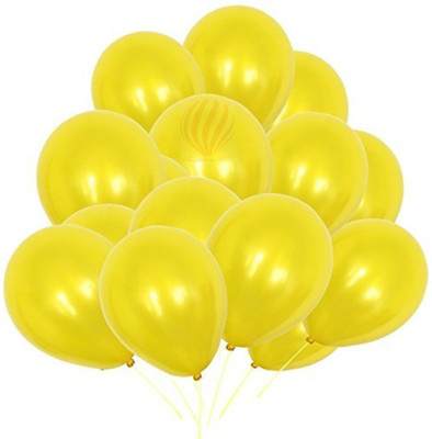 

PartyballoonsHK Solid Metallic Yellow Birthday Party Decoration ( Pack Of 25) Balloon(Yellow, Pack of 1)